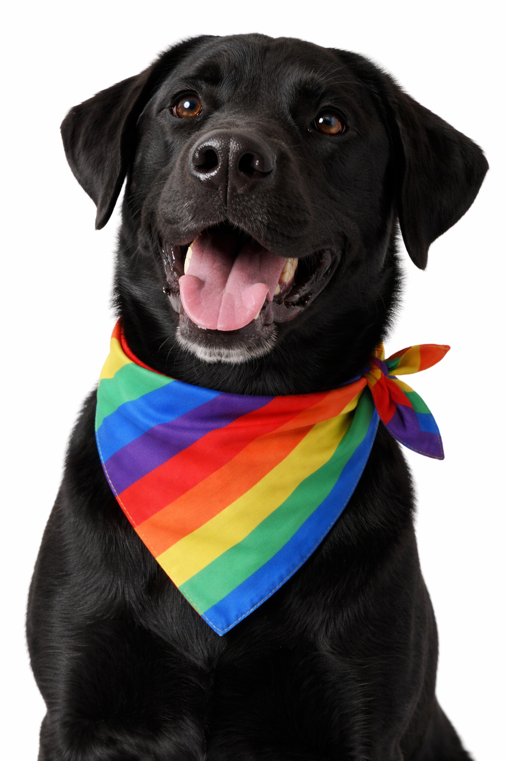 LGBTQ+ Pride Rainbow Pet Bandana Scarf – Adjustable Dog & Cat Bandana - Pride Pet Accessory | | Wiccan Center