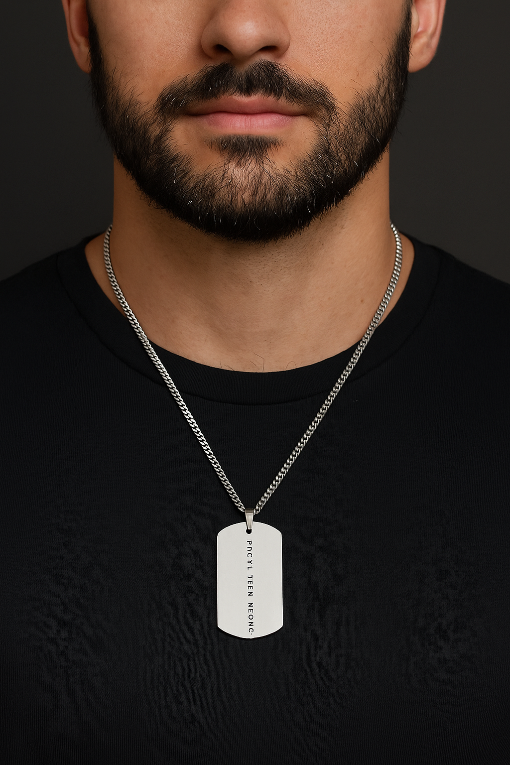 “Prove Them Wrong” Stainless Steel Dog Tag Necklace | Motivational Strength + Determination Jewelry | | Wiccan Center
