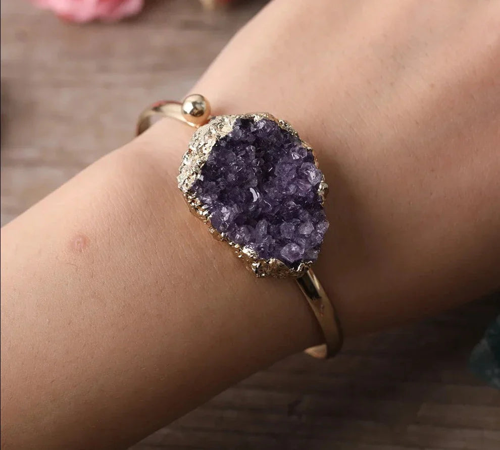 Amethyst Cuff Bracelets | bracelets | Wiccan Center