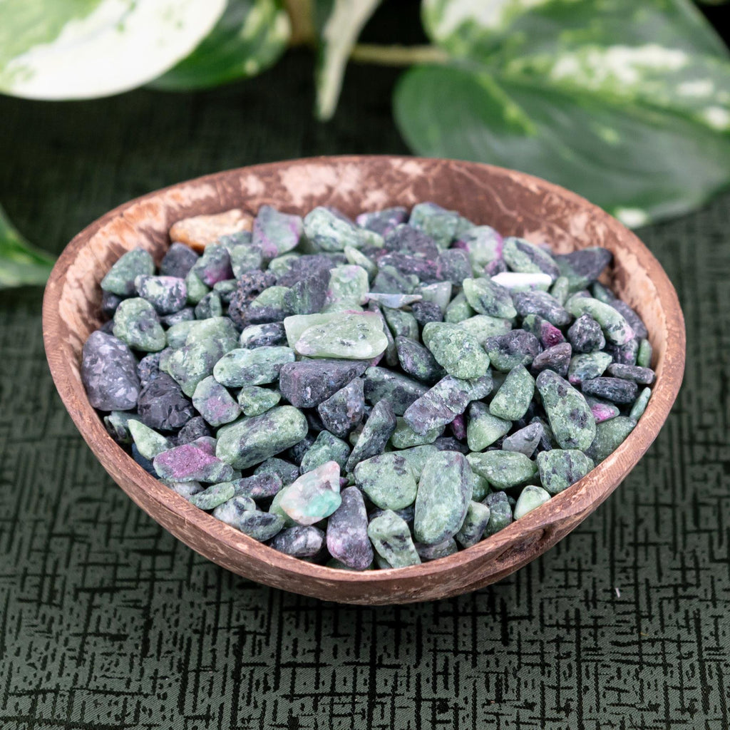 Ruby Zoisite Crystal Chips 1lb | | Wiccan Center