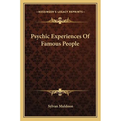 Psychic Experiences Of Famous People - Paperback | Books | Wiccan Center