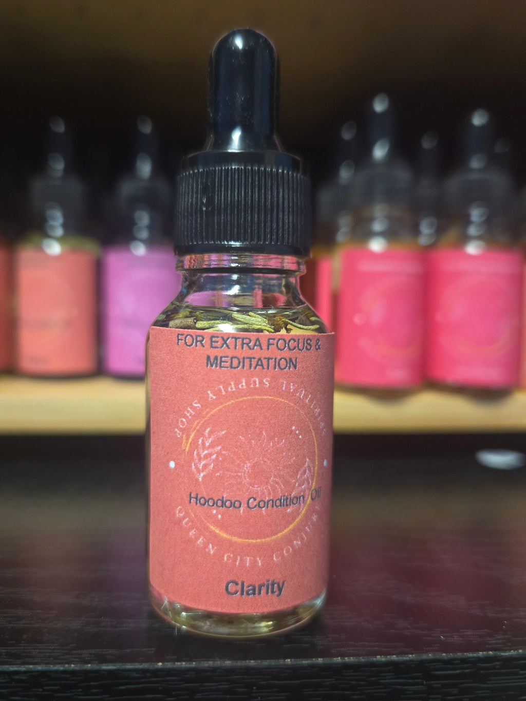 Focus & Flow Spiritual Oil - Clarity & Meditation Conjure Oil | Spiritual Oil | Wiccan Center
