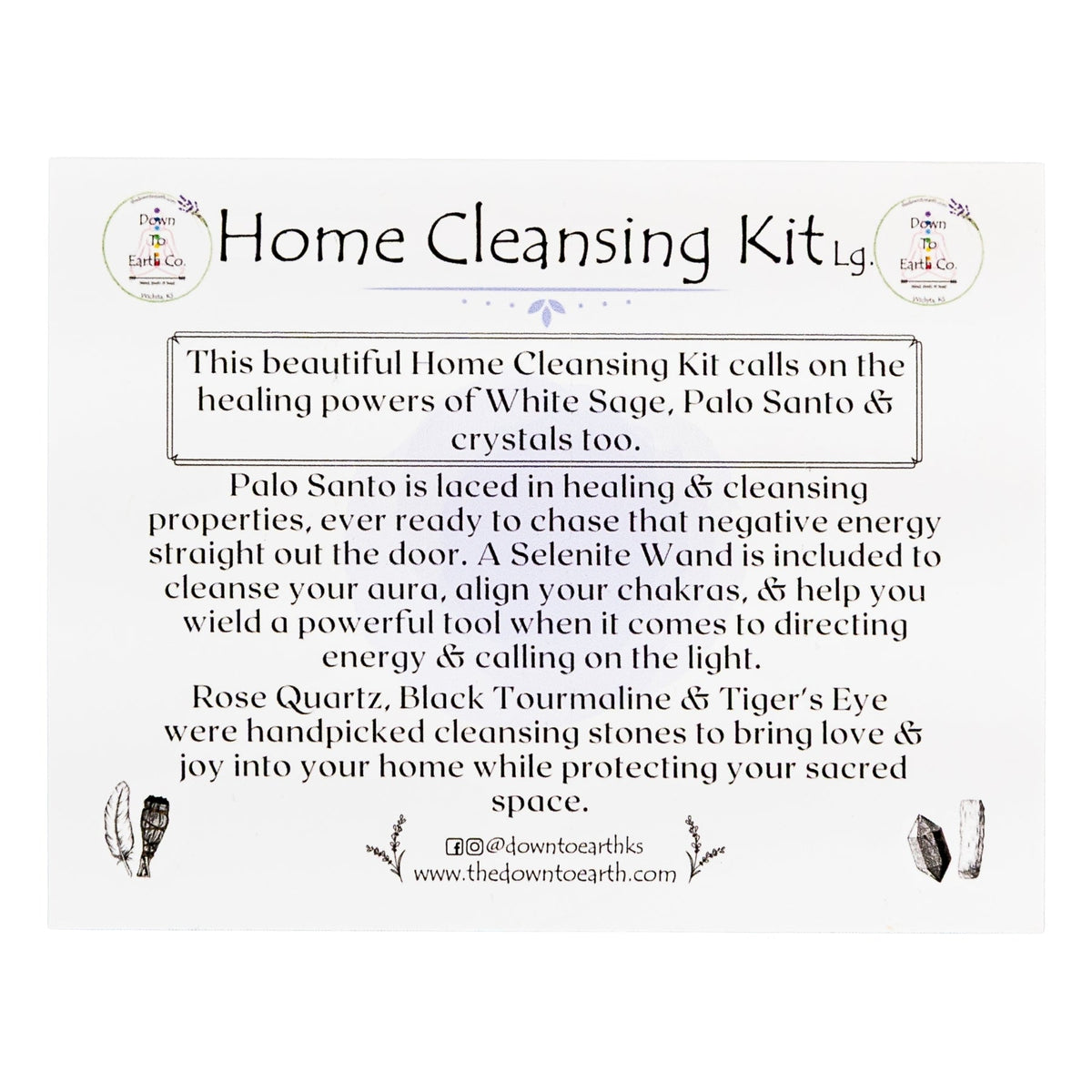 Home Cleansing and Blessings Kit Lg | Religious Items | Wiccan Center