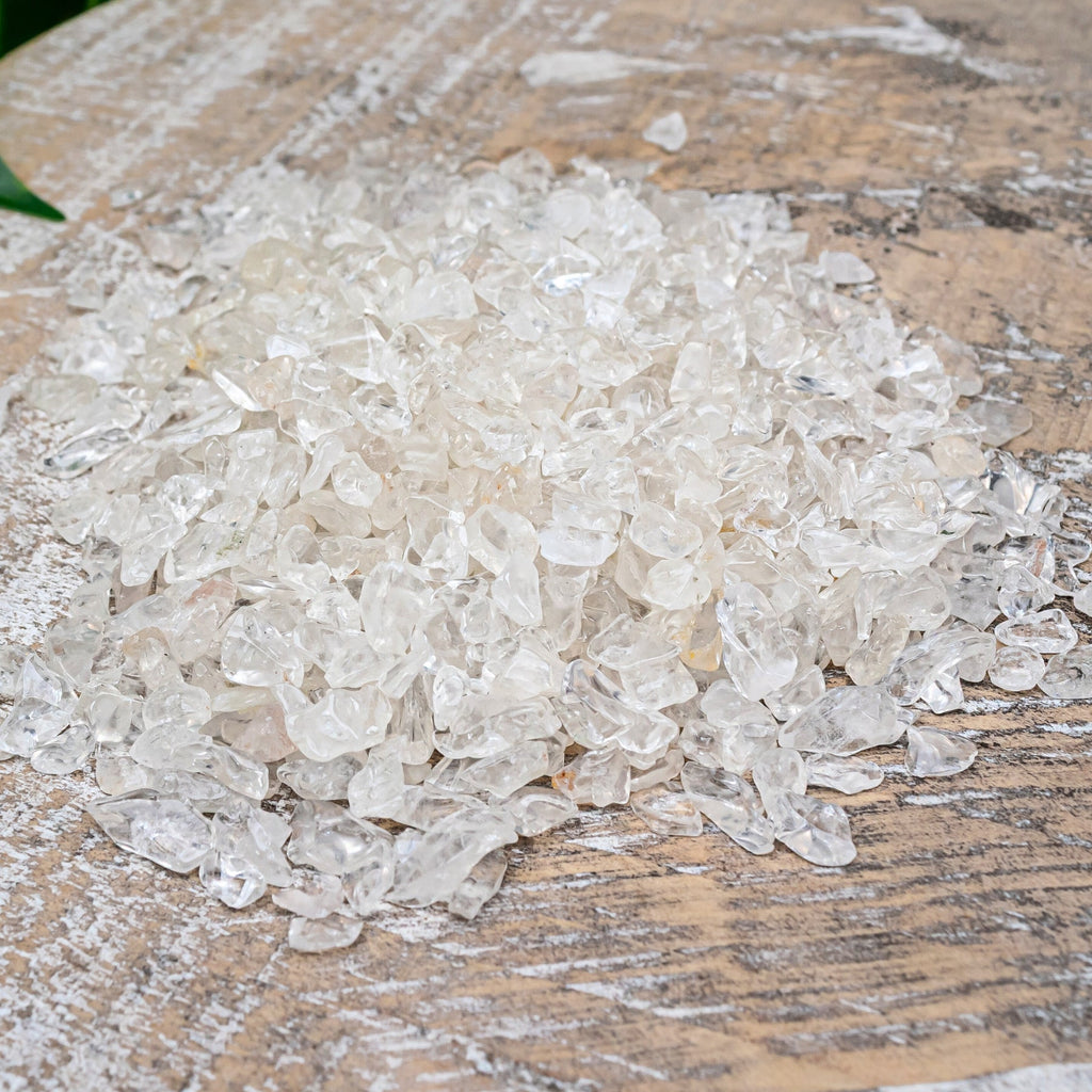 Clear Quartz Crystal Chips 1lb | Religious Items | Wiccan Center