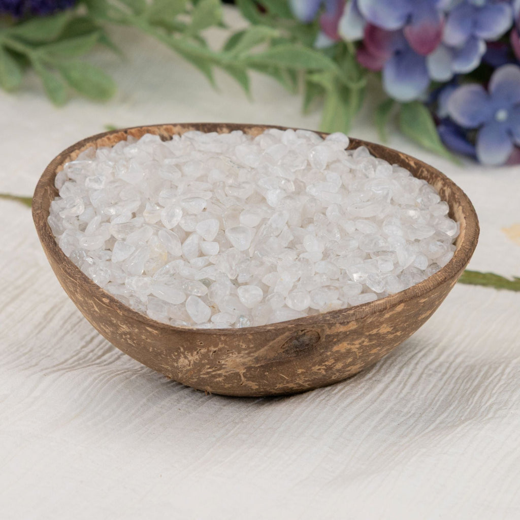 Clear Quartz Crystal Chips 1lb | Religious Items | Wiccan Center