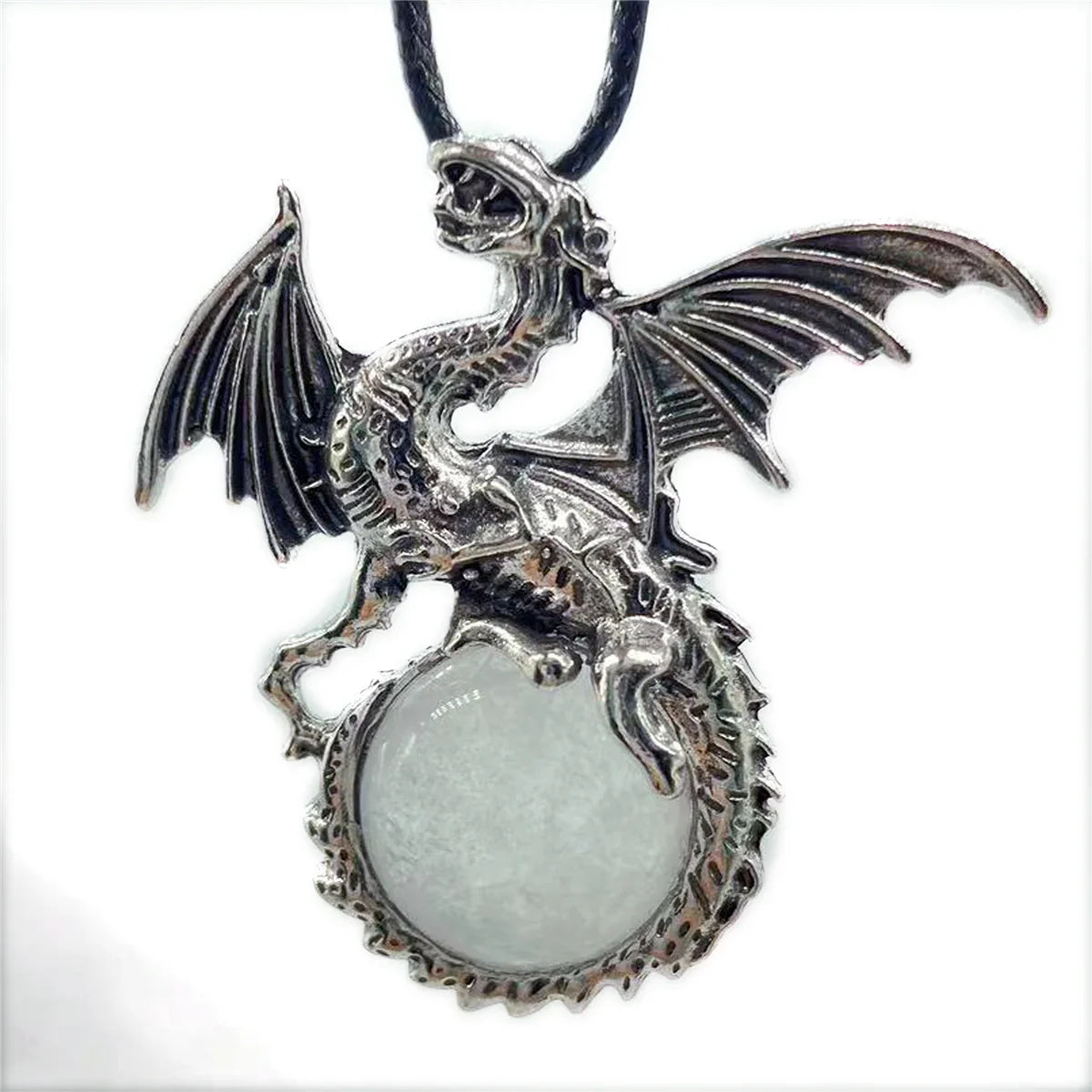 Crystal Circle Dragon Necklaces | necklace | Wiccan Center