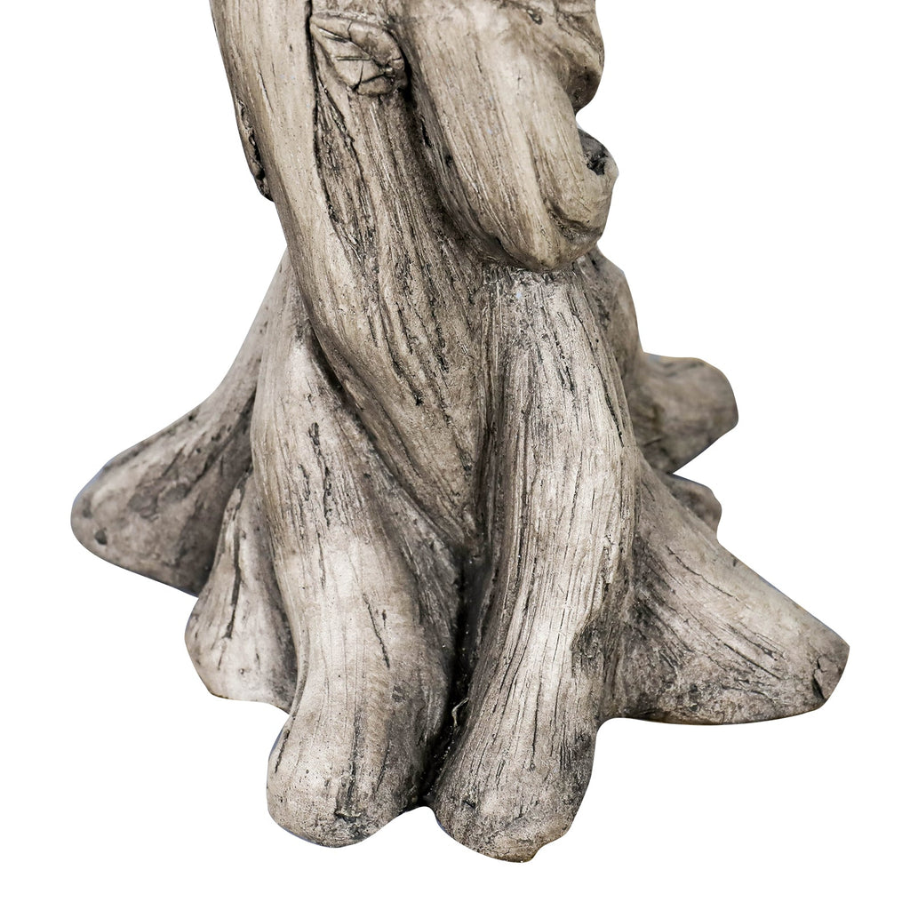 Concrete Bird Bath Statue Classical Goddess 22 Inch