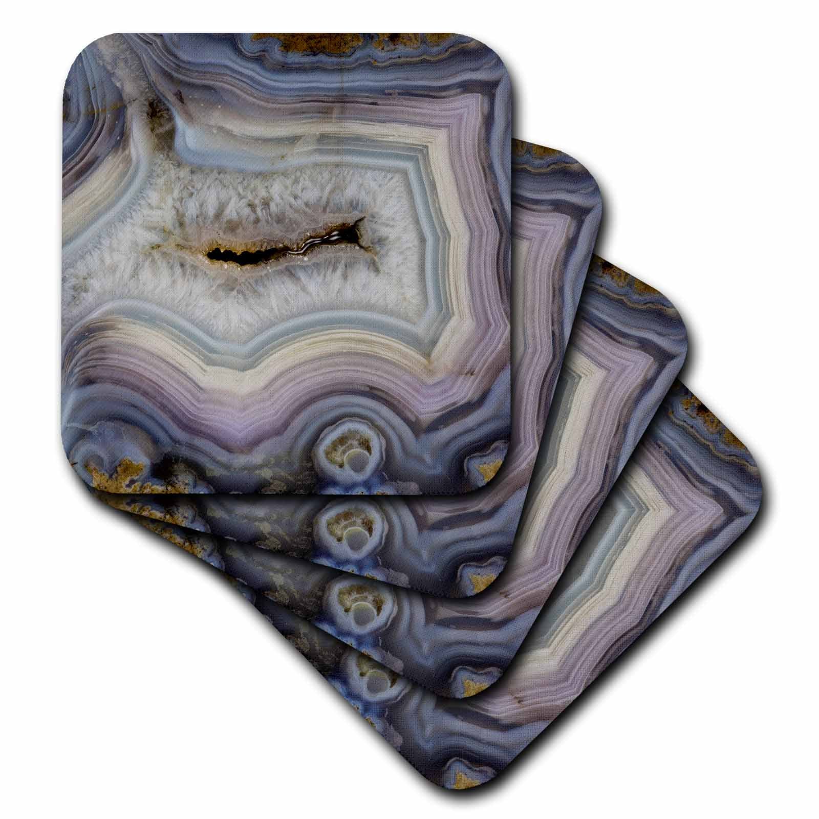 3dRose Danita Delimont - Abstract - Banded Agate, abstract pattern - Coasters (cst_231722)