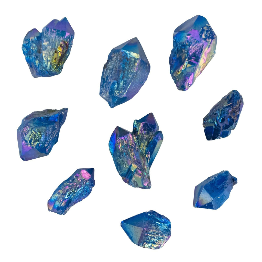 Cobalt Aura Quartz Point 1lb | | Wiccan Center