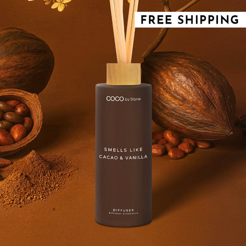 5oz Smells Like Cacao & Vanilla Reed Diffuser | Smells Like Diffuser | Wiccan Center