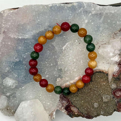 Colorful Agate Beaded Bracelet | Bracelets | Wiccan Center