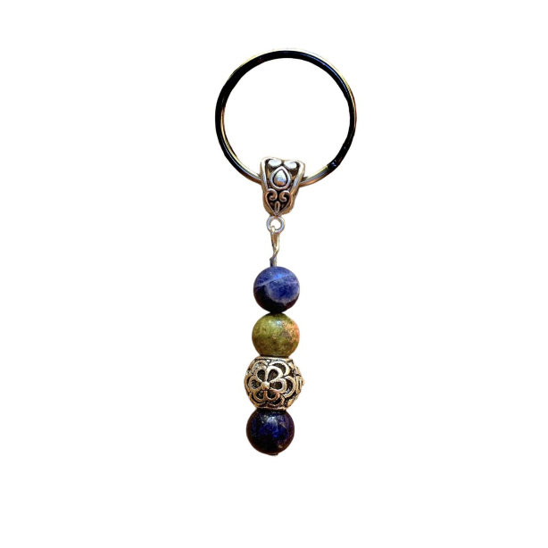 Communication Crystal Beaded Key Chain | | Wiccan Center