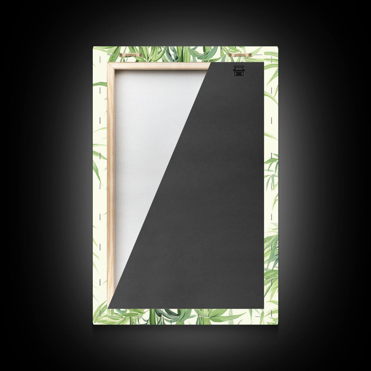 Wabi Sabi Bamboo Wall Art Print, Zen Decor, Zen Wall Art, Botanical Print, Bamboo Painting, Meditation Decor, Bamboo Decor, Framed Canvas | | Wiccan Center