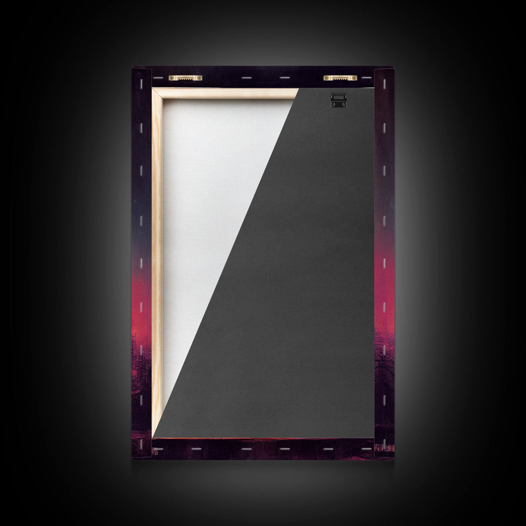 Haunted Sunset, Spooky Halloween Art, Gloomy Wall Decor, 3 Piece Canvas Decor, 3 Piece Wall Art, Ready To Hang Canvas Prints | | Wiccan Center