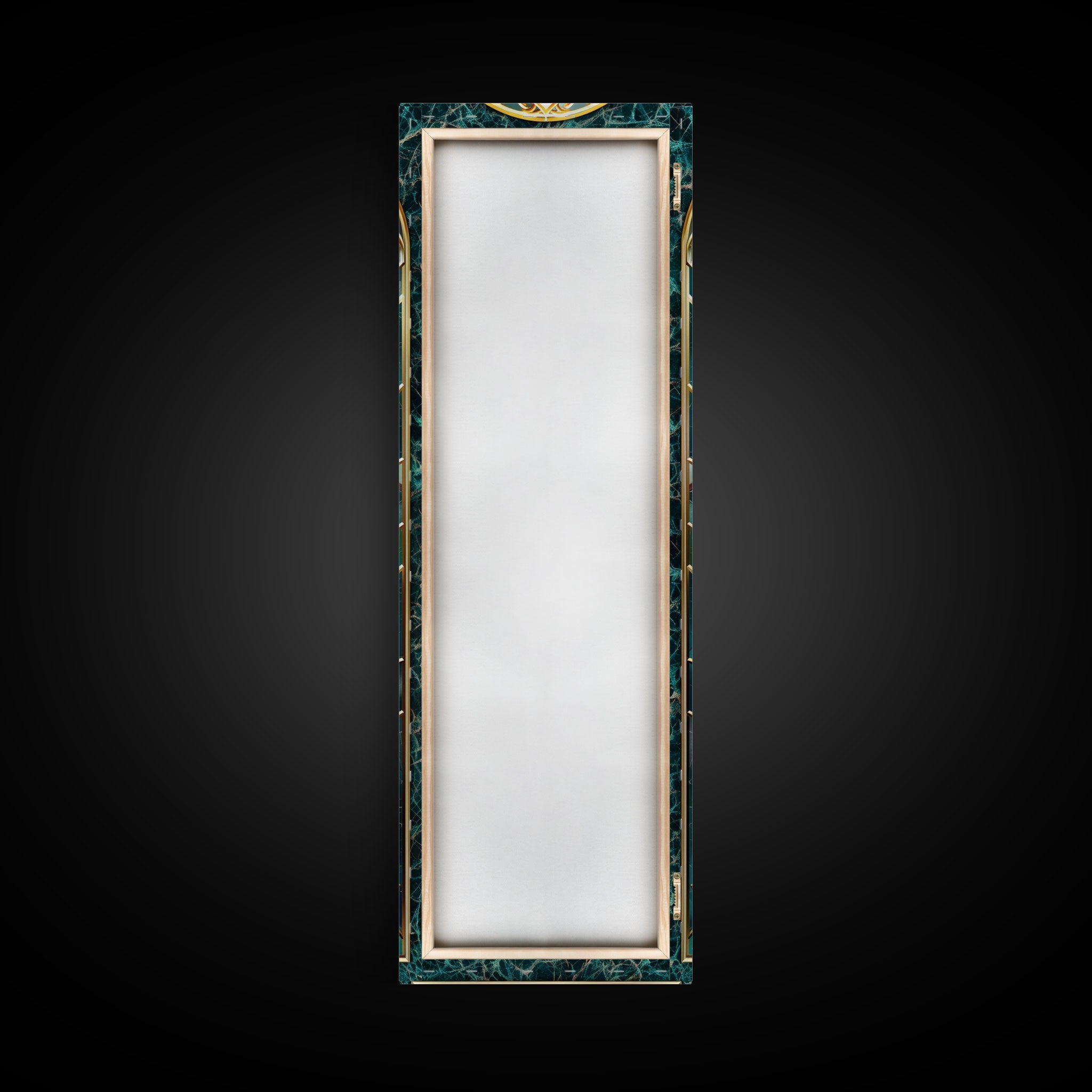 Art Deco Stained Glass Print, Framed Canvas, Wood Frame Wall Art, Retro Style Decor, Roaring 20s Inspired Wall Art | | Wiccan Center