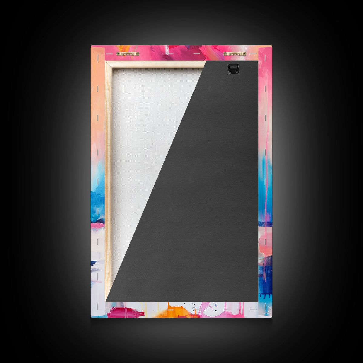 Abstract Campfire Framed Canvas Print - Colorful Fire Wall Art, Living Room Decor, Modern Artwork, Unique Nature Art for Bedroom and Office | | Wiccan Center