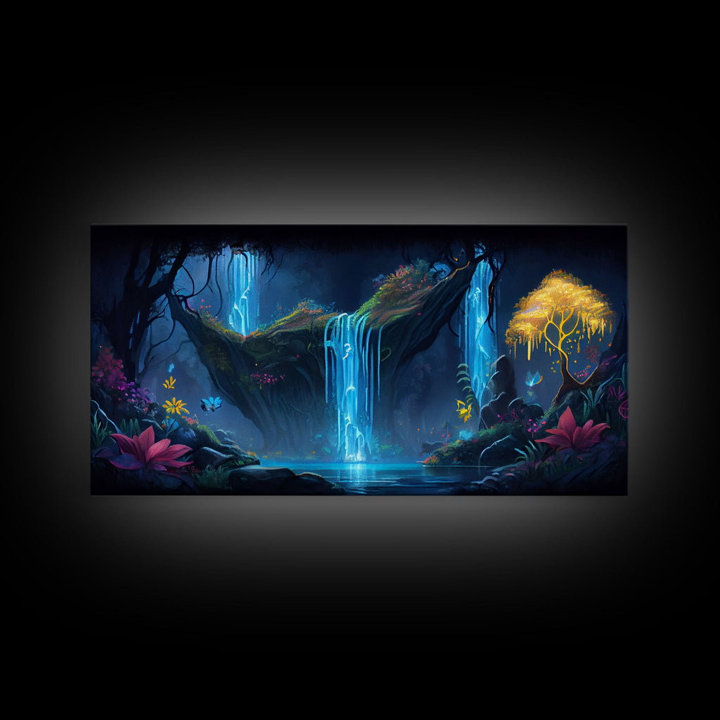 Enchanted Forest Painting, Fantasy Art, Fairy House, Fantasy, Woodland Decor, Woods, Forest, Fairy Forest | | Wiccan Center