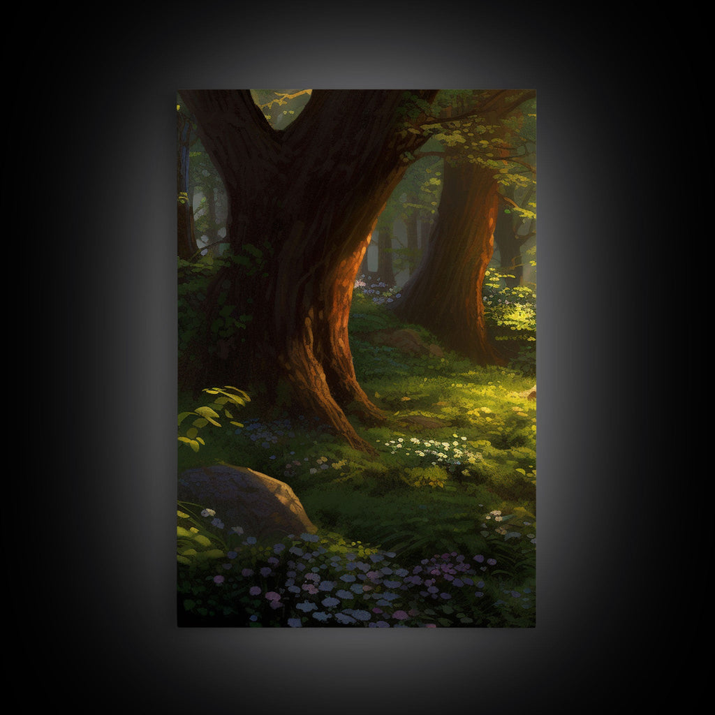 Forest Print, Trees Art, Landscape Wall Art, Canvas Print, Wall Art, 3 Piece Wall Art, Nature Prints, Botanical Wall Art, Family Home Decor | | Wiccan Center