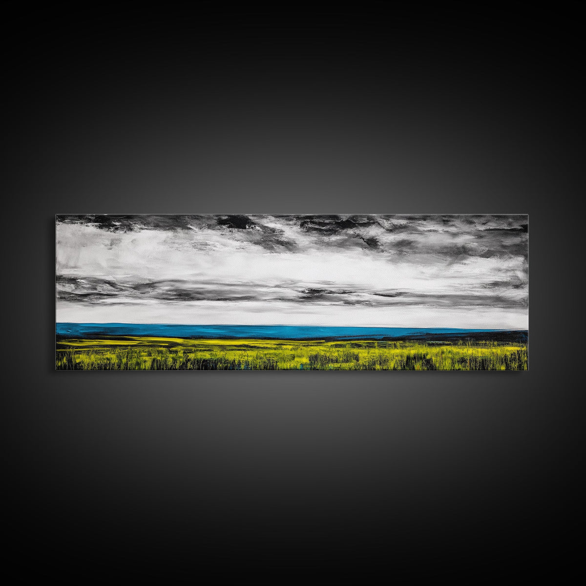 Horizon View, Blue Ocean, Minimalist Seascape, Framed Canvas Print, Coastal Wall Art, Modern Beach Decor, Abstract Water Art, Office Decor | | Wiccan Center