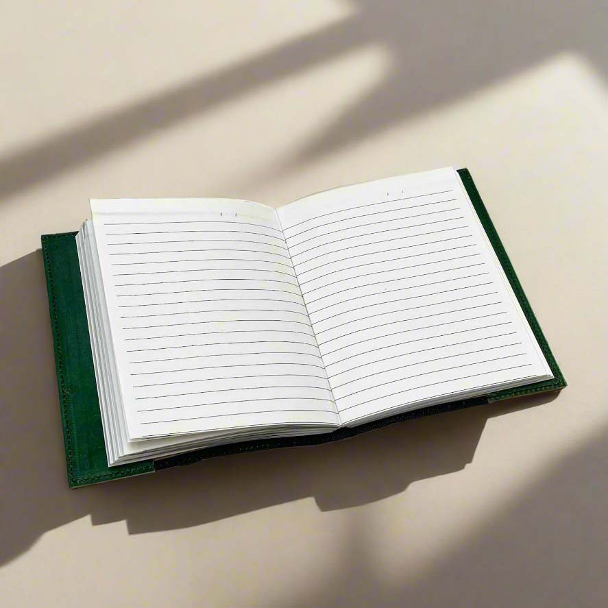 Constellation Refillable Embossed Leather Journal with Recycled Paper | Journal | Wiccan Center