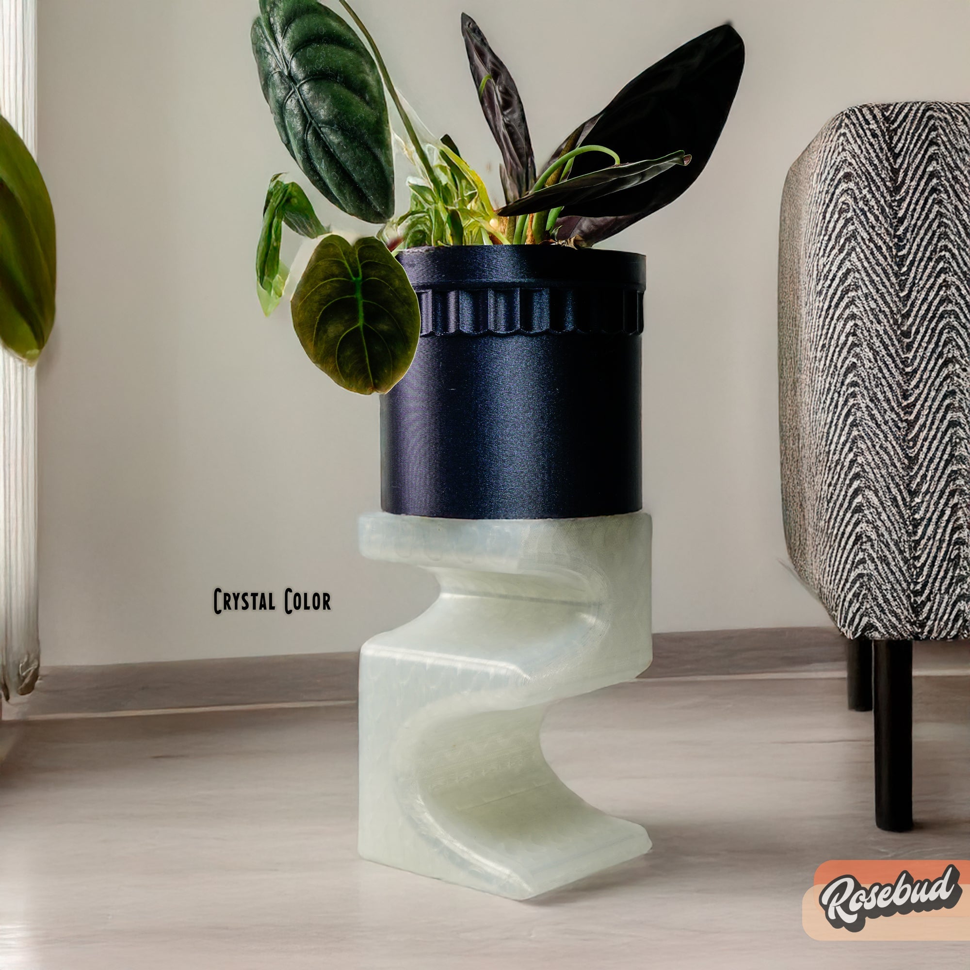 Plant Stand for Indoor Plant Pots - Perfect for House Plants and Plant Lovers, Gift for Plant Lover, Art Deco Planter Stands, Contour | plant stand | Wiccan Center