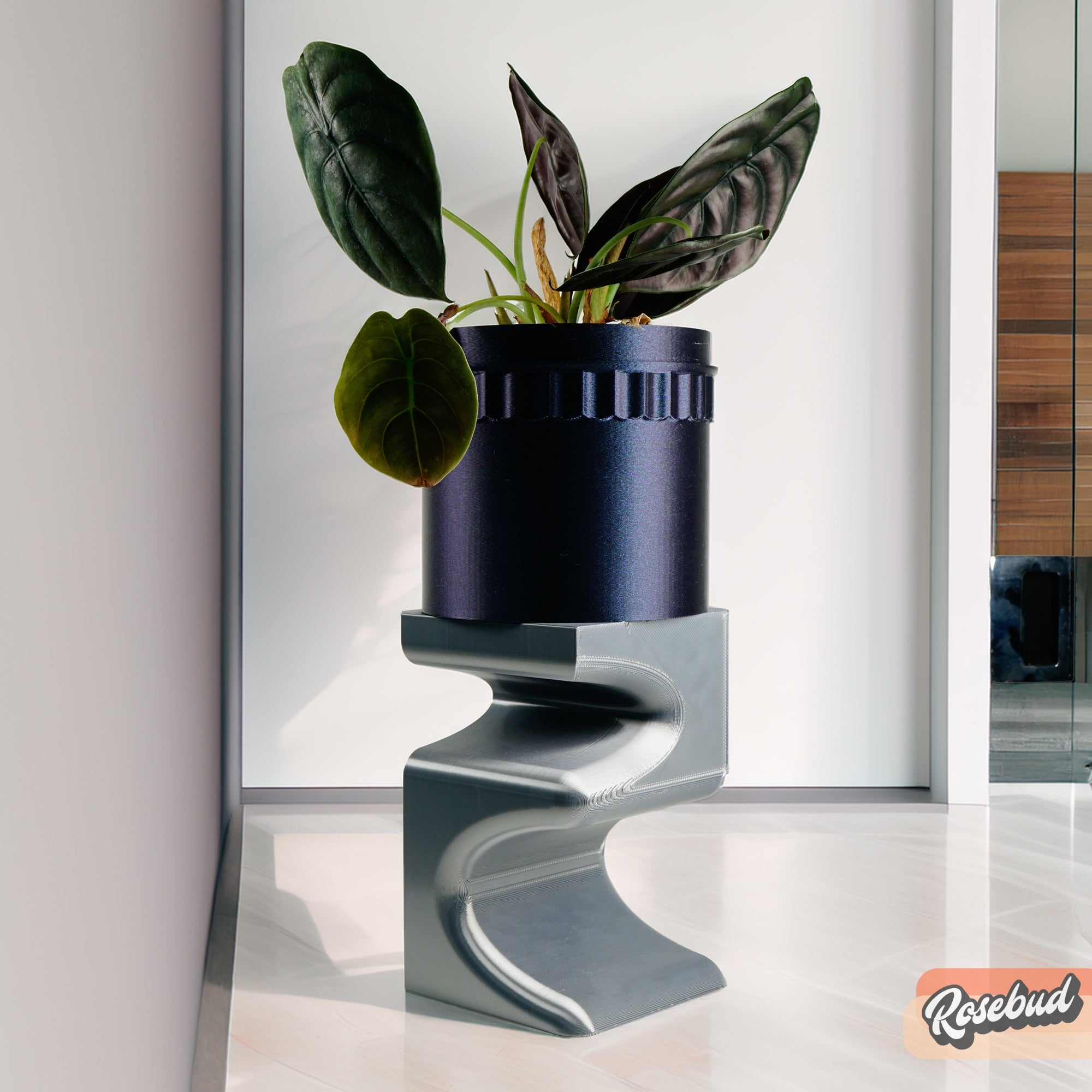 Plant Stand for Indoor Plant Pots - Perfect for House Plants and Plant Lovers, Gift for Plant Lover, Art Deco Planter Stands, Contour | plant stand | Wiccan Center