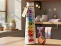 Pure Copper Water Bottle, 7 Chakra Design | | Wiccan Center
