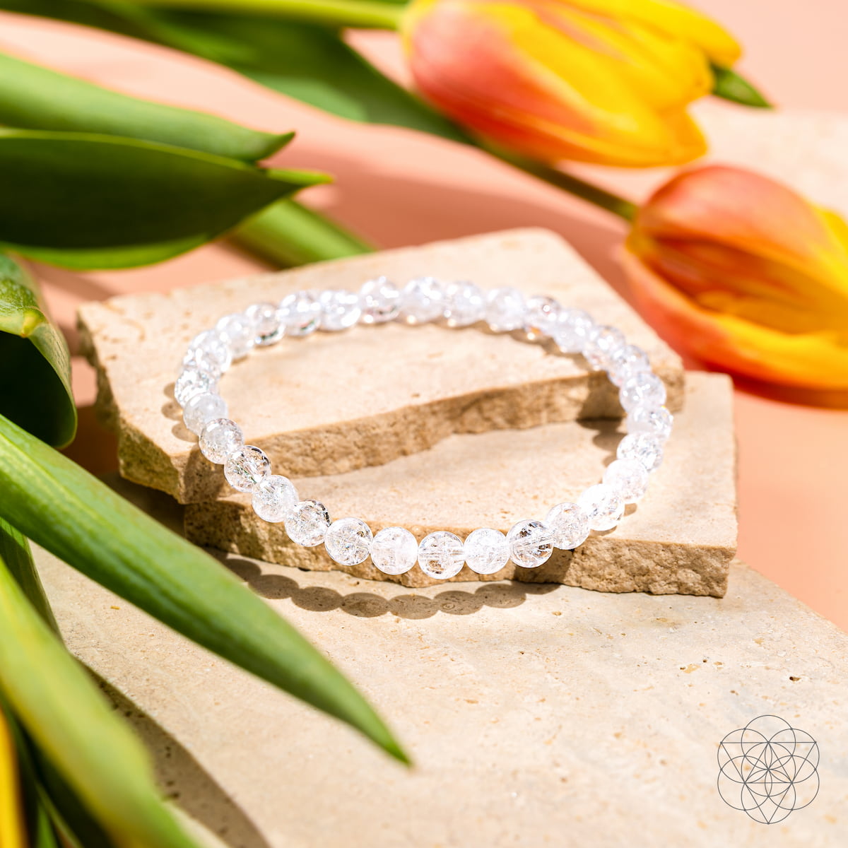 Emotional Ice Bath – The Ice Quartz Bracelet | 6mm | Bracelet | Wiccan Center