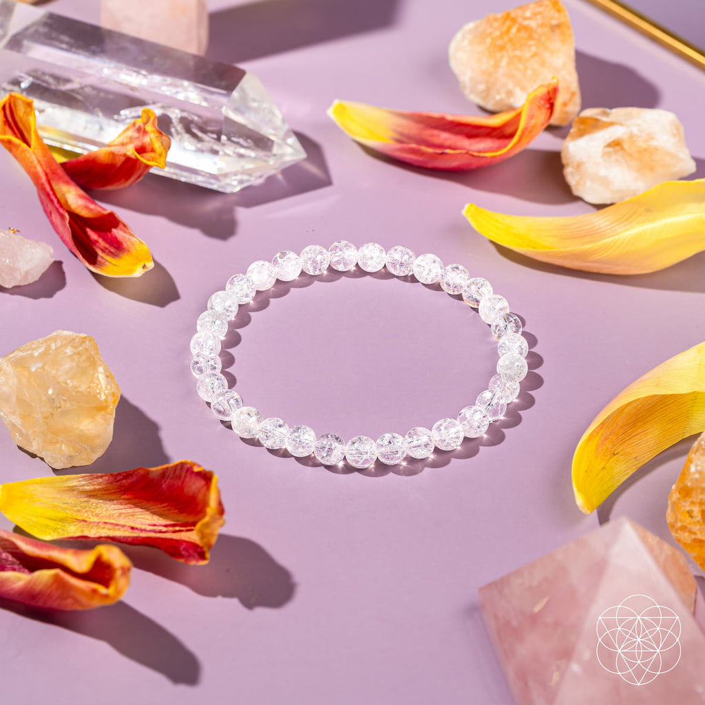 Emotional Ice Bath – The Ice Quartz Bracelet | 6mm | Bracelet | Wiccan Center