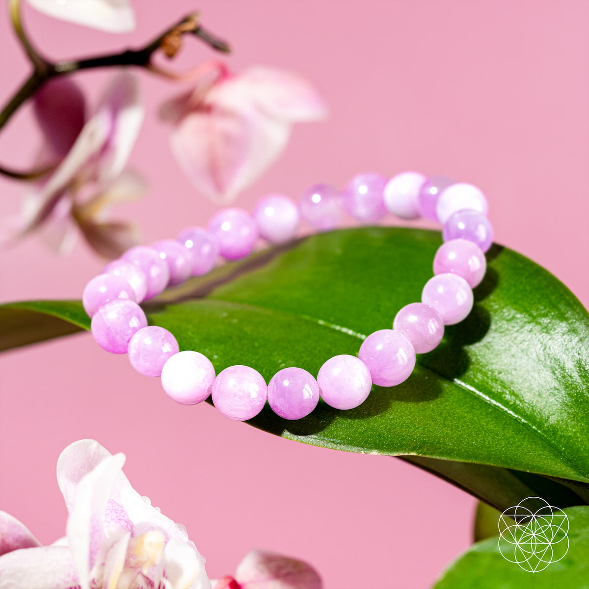 The Heart Reset - Rare Pink Kunzite Bracelet | Bracelet | Wiccan Center