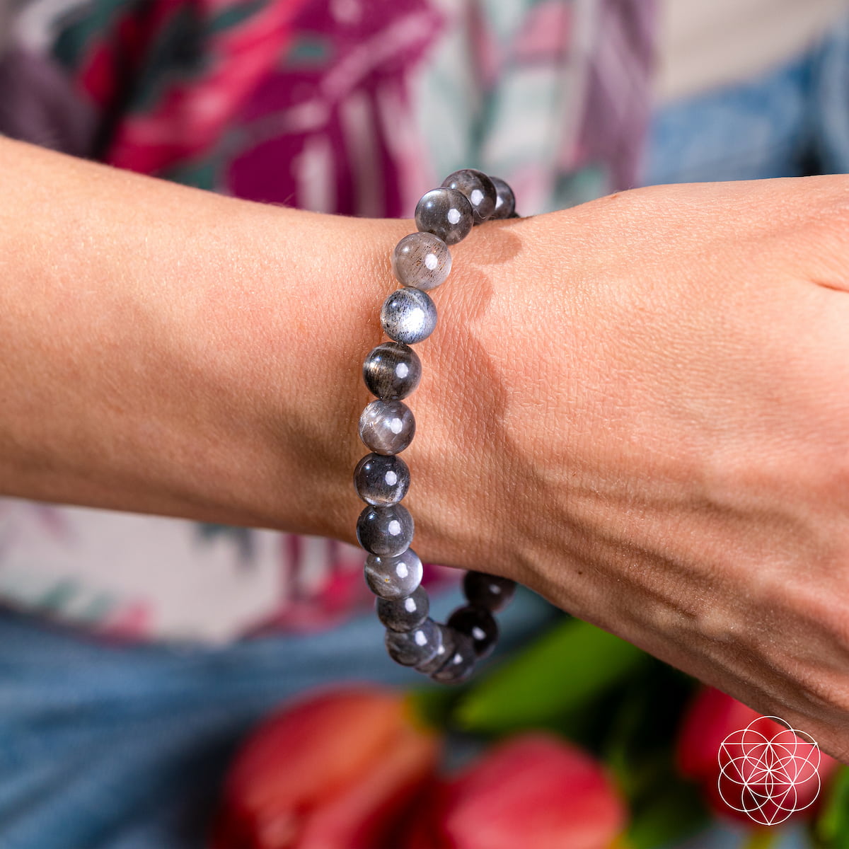 The Empath’s Cord Cutter – Black Moonstone Bracelet | Bracelet | Wiccan Center