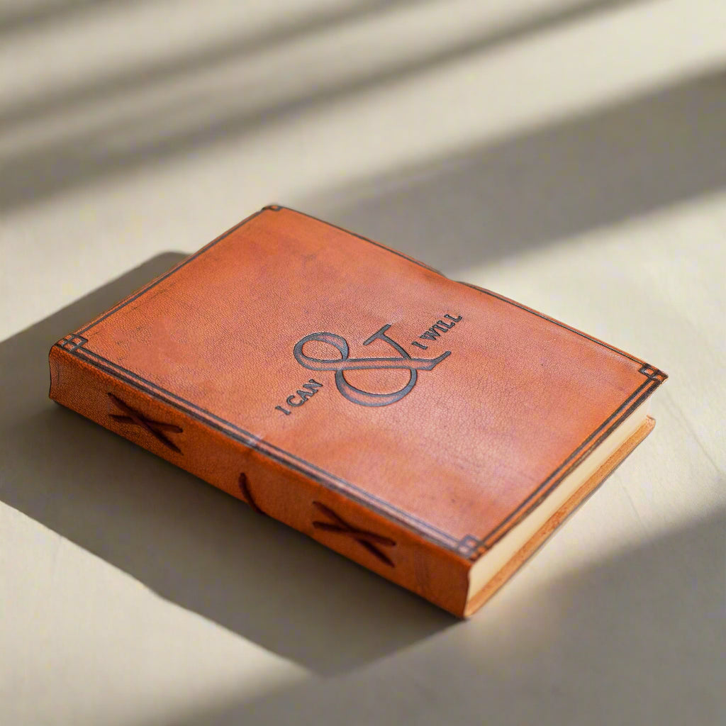 I Can And I Will Quote Leather Journal | Journal | Wiccan Center