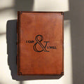 I Can And I Will Quote Leather Journal | Journal | Wiccan Center