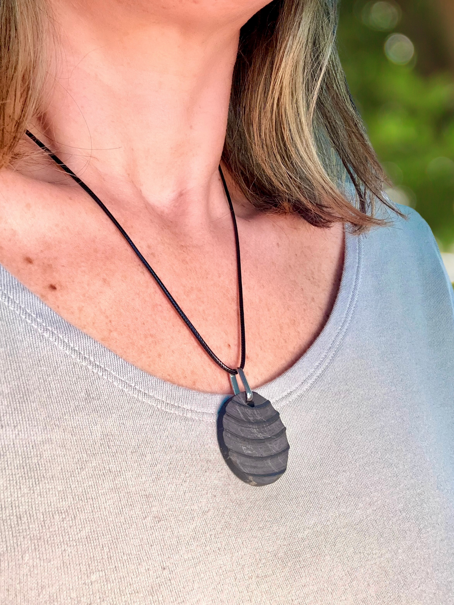 SHUNGITE PENDANTS! HURRY WHILE SUPPLIES LAST! - EMF Protection - Hand Cut Genuine Natural Shungite Pendant High Quality Black Lustrous Gemstone from Russia | | Wiccan Center