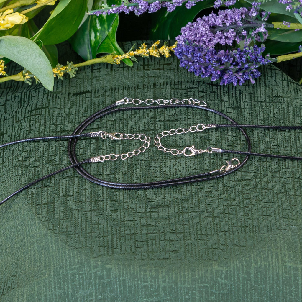 Black Waxed necklace with Clasp | | Wiccan Center