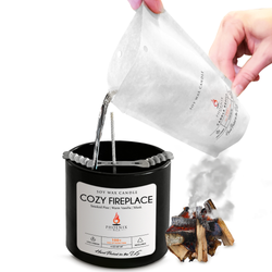 Cozy Fireplace - Candle-Making Kit + Jar | Candles | Wiccan Center