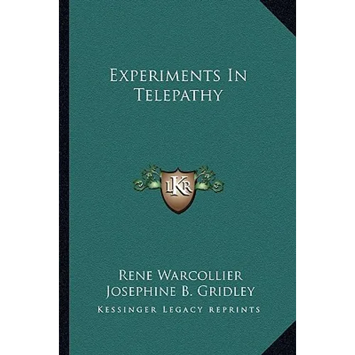 Experiments In Telepathy - Paperback | Books | Wiccan Center