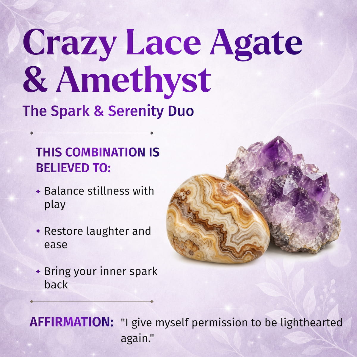 Bring My Spark Back – The Amethyst Crazy Lace Agate Pendant | Pendant | Wiccan Center