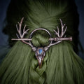 Moonstone Copper Hair Sticks | hair pin accessories | Wiccan Center
