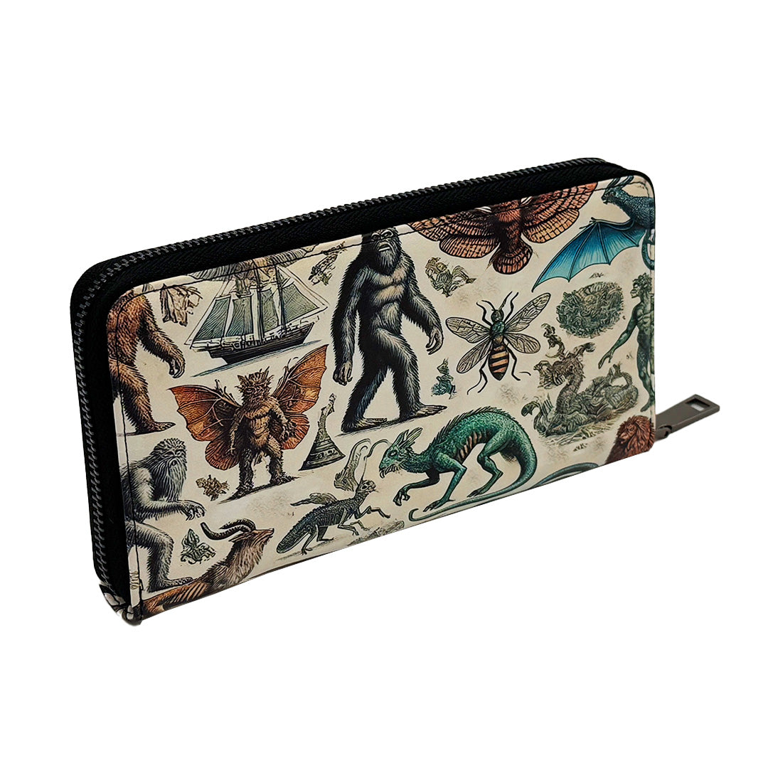 Cryptids and Mythological Creatures Clutch Wallet | Clutch | Wiccan Center