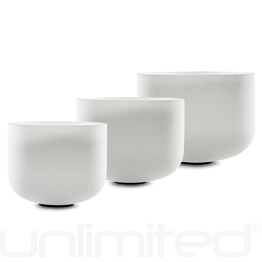 Unlimited Starter Set of 3 Crystal Bowls - D Minor Chord