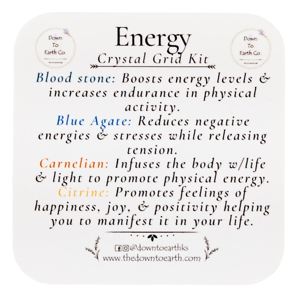 Energy Crystal Grid Kit | Religious Items | Wiccan Center