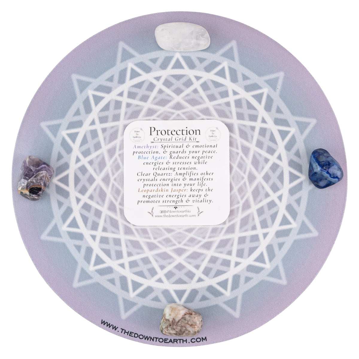 Protection Crystal Grid Kit | Religious Items | Wiccan Center