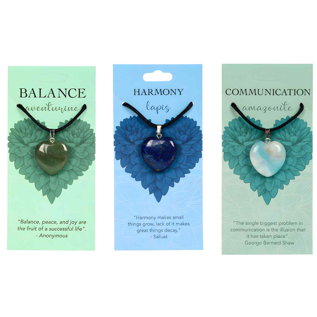 Crystal Heart Necklace Pendant | | Wiccan Center