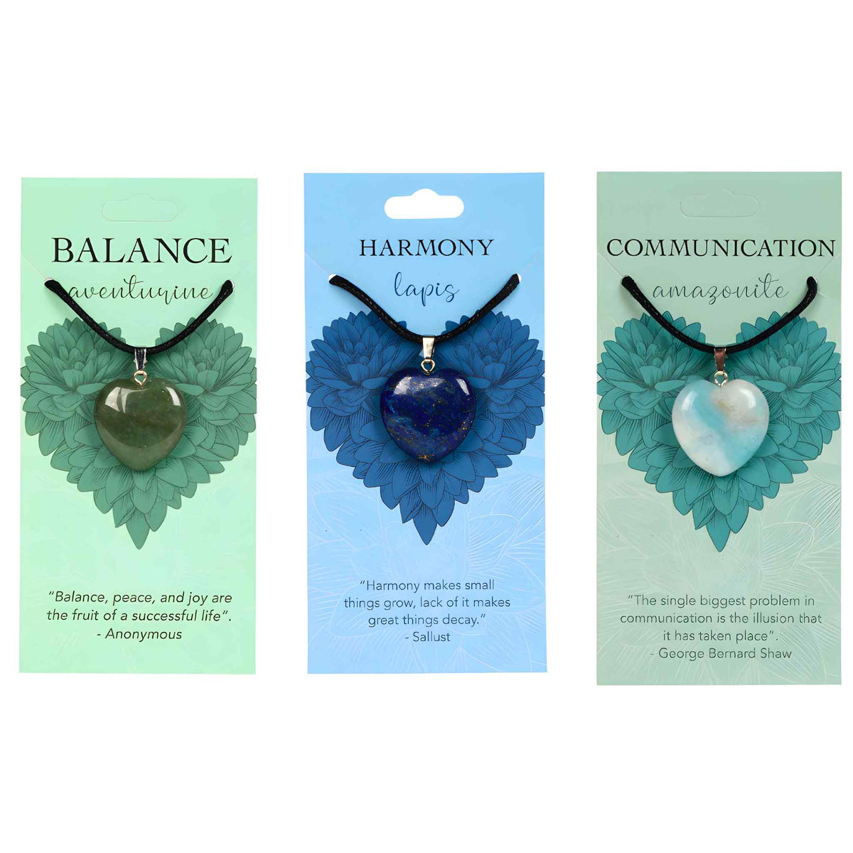 Crystal Heart Necklace Pendant