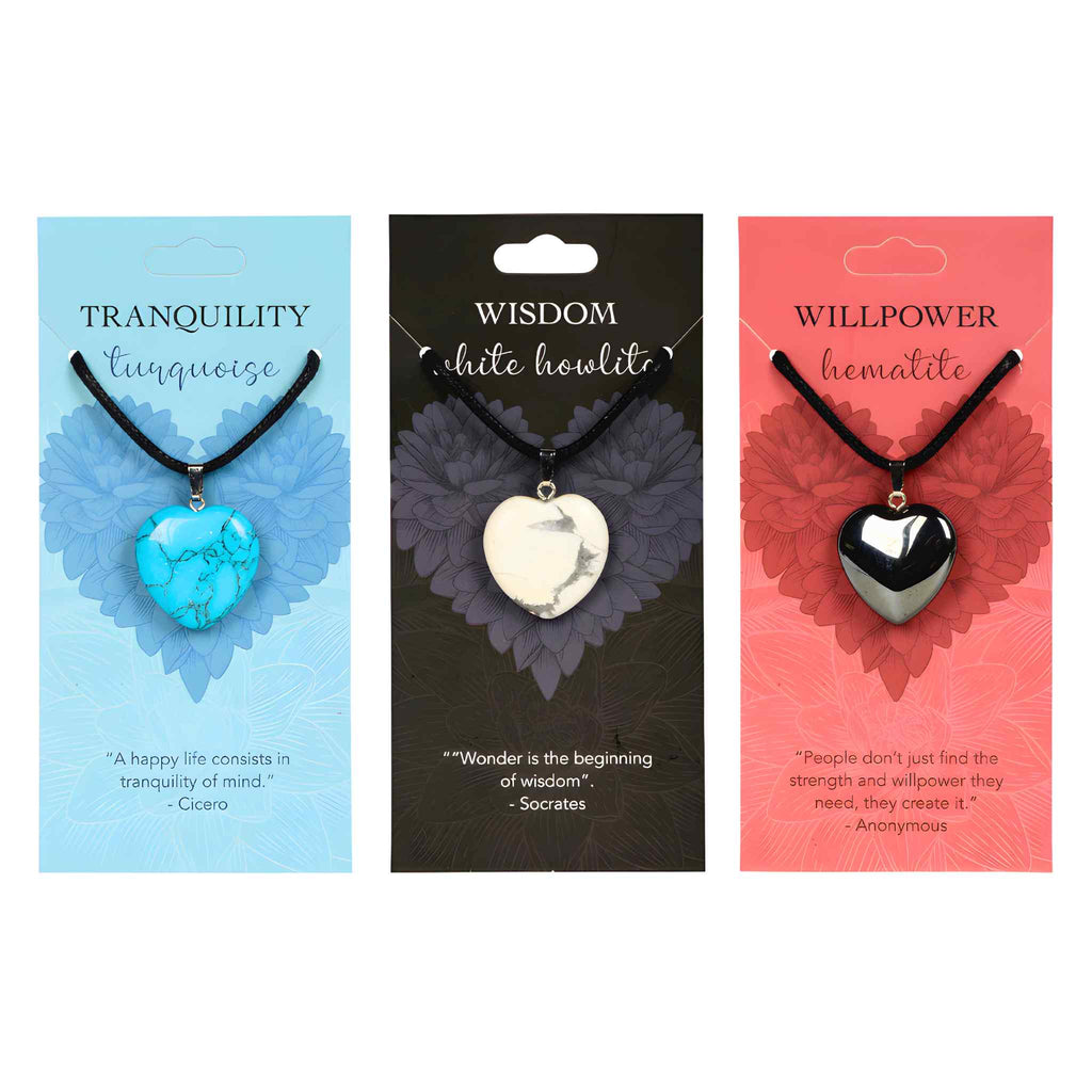 Crystal Heart Necklace Pendant | | Wiccan Center