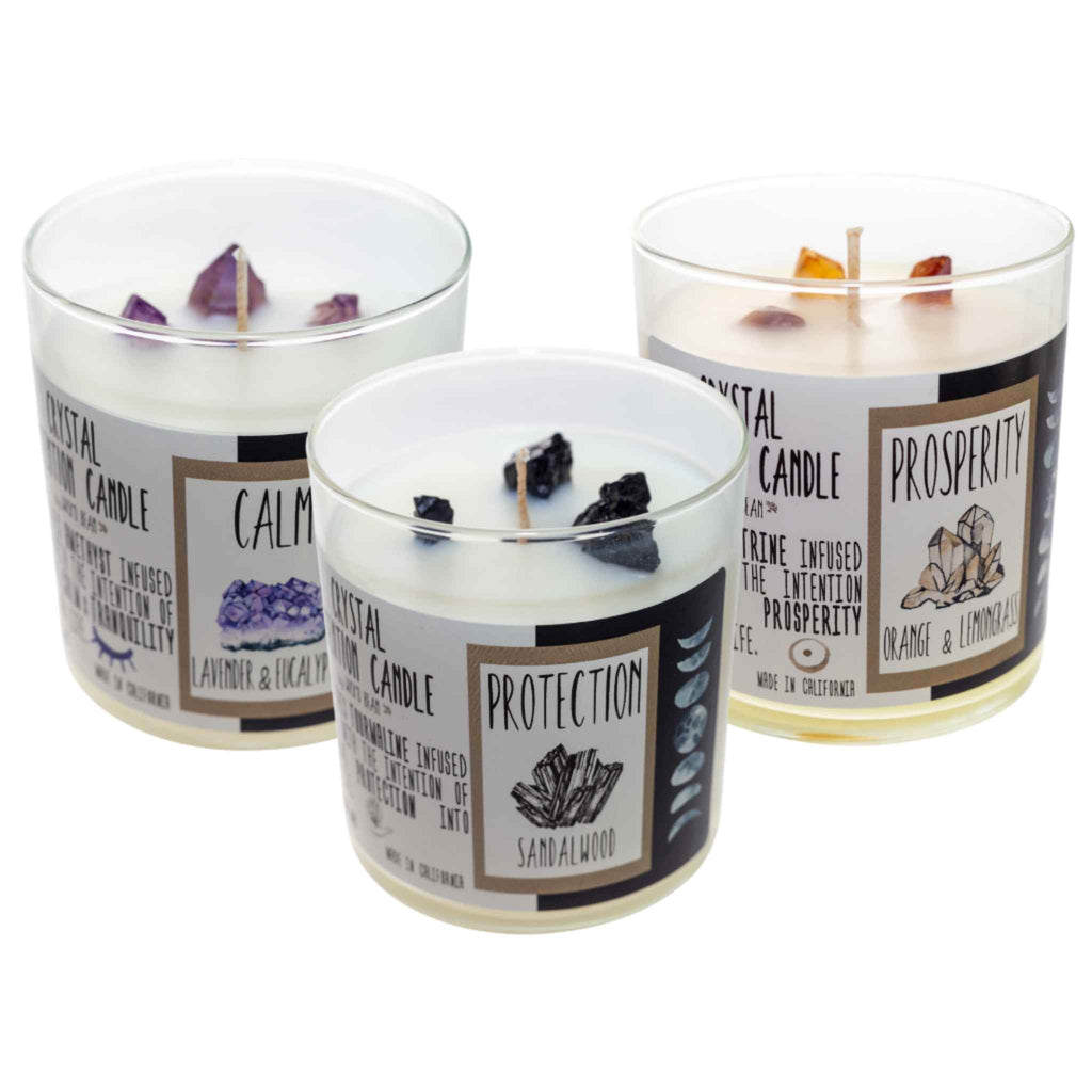 Crystal Intention Candle | Candles | Wiccan Center