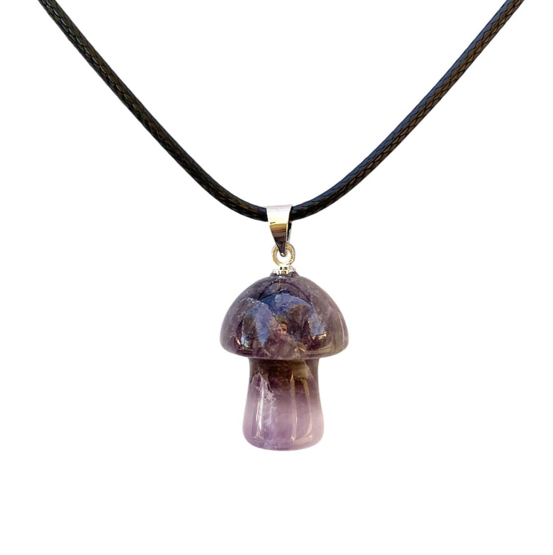 Crystal Necklaces - Mushroom Shaped | | Wiccan Center