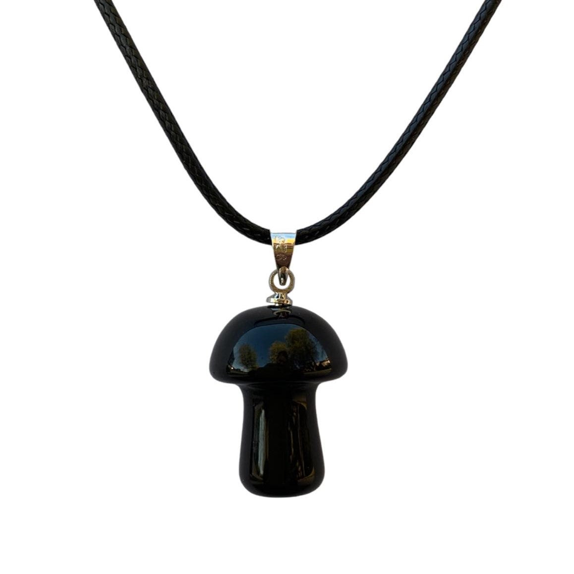 Crystal Necklaces - Mushroom Shaped | | Wiccan Center