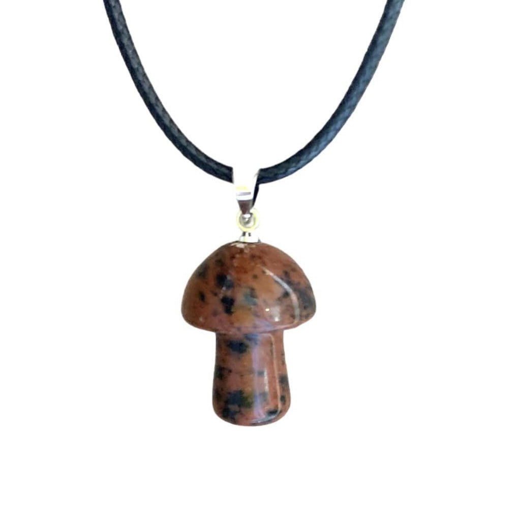 Crystal Necklaces - Mushroom Shaped | | Wiccan Center